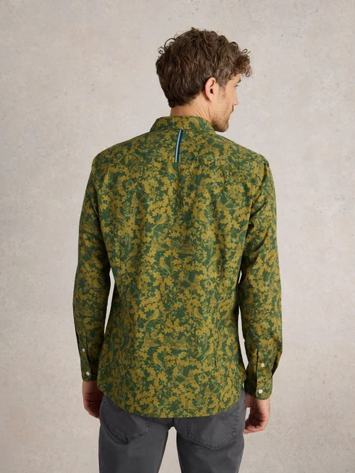 Chemise imprimée oiseaux Hawthorn - Green Mlt - M Image 4