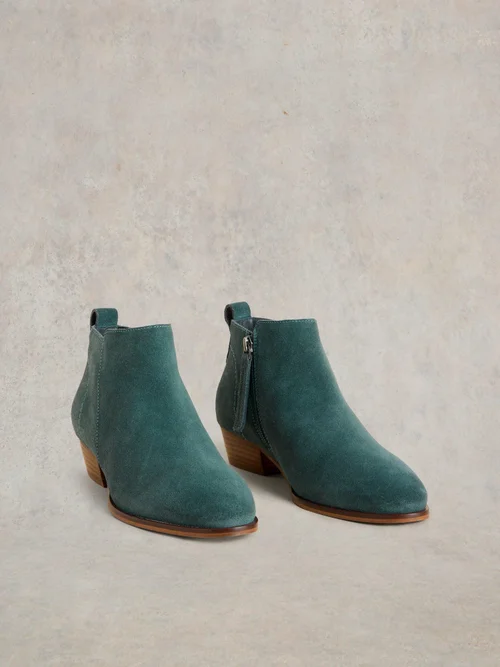 Bottines En Daim Willow - Dk Teal - 41 Image 2