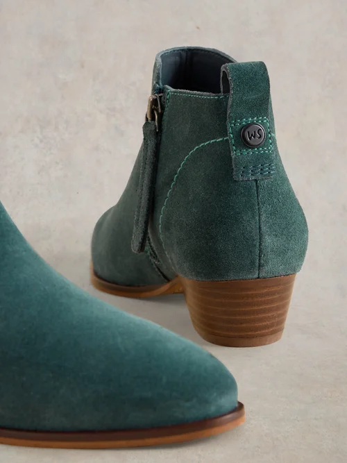 Bottines En Daim Willow - Dk Teal - 41 Image 3