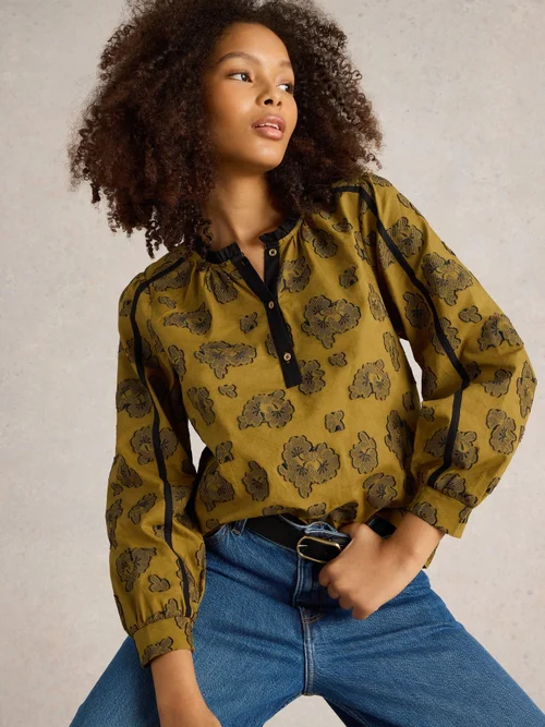 Haut Fawn Jacquard - Green Mlt - 36 Image 1