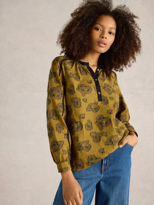 Haut Fawn Jacquard - Green Mlt - 36 Image 3