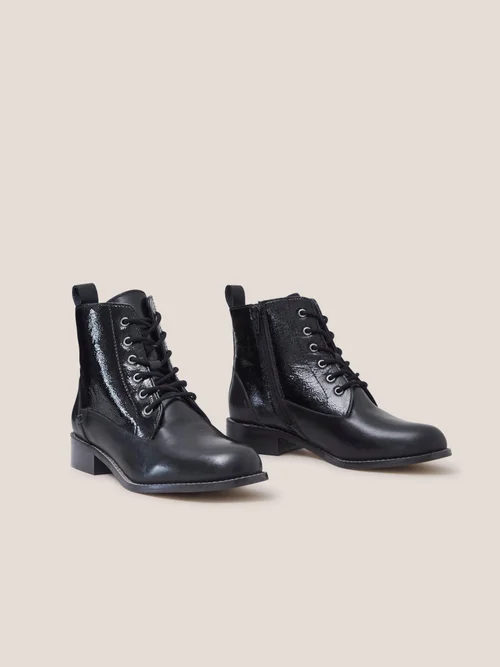 Bottines en cuir Margot - Pure Blk - 41 Image 3