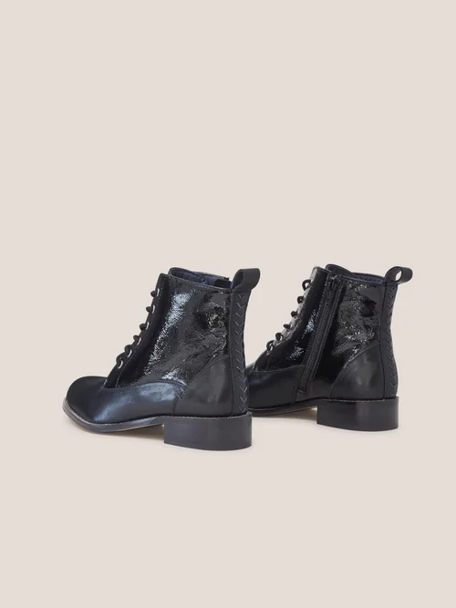 Bottines en cuir Margot - Pure Blk - 41 Image 4