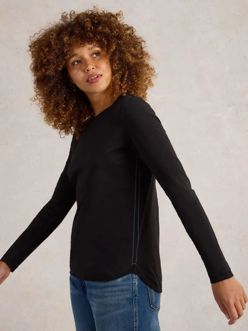 T-shirt à manches longues Clara - Pure Blk - 50 Image 3