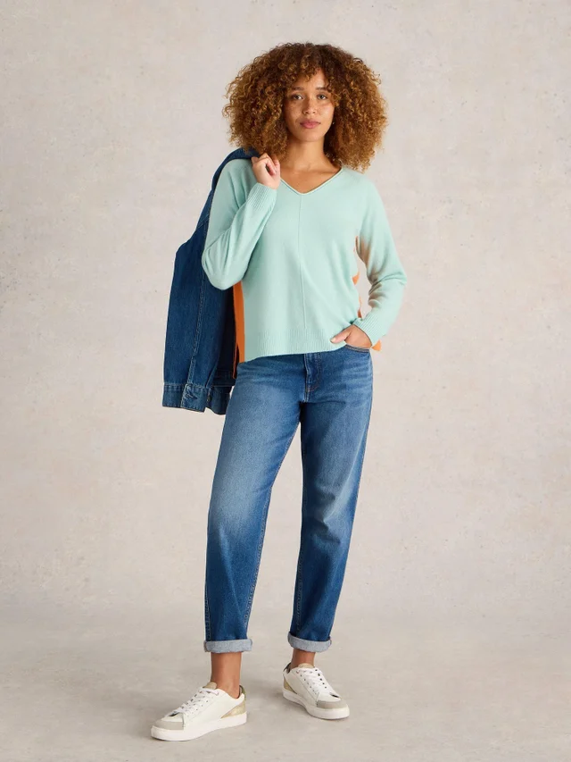 PULL EN CACHEMIRE À COL EN V VERITY