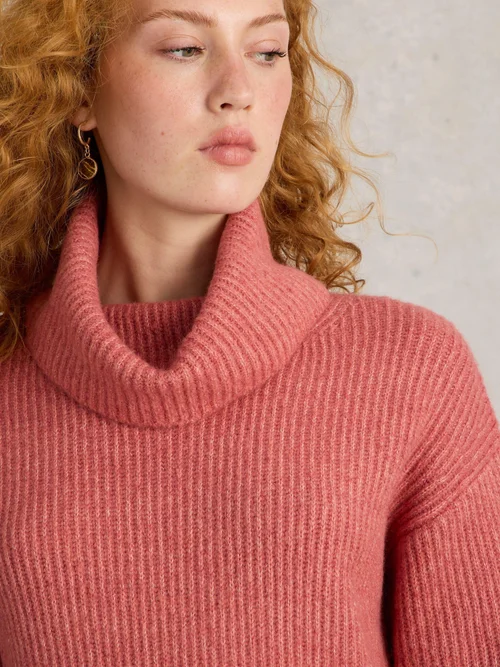 JOLI PULL À CÔTES - Dus Pink - 44/R Image 3