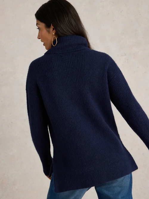 JOLI PULL À CÔTES - Fr Navy - 52/R Image 4