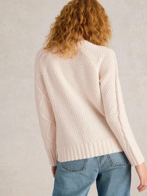 PULL À MOTIFS TRESSÉS - Lgt Nat - 46 Image 4