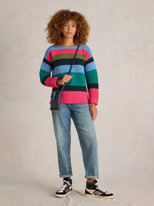 Pull rayé JANA - Teal Mlt - 52 Image 2