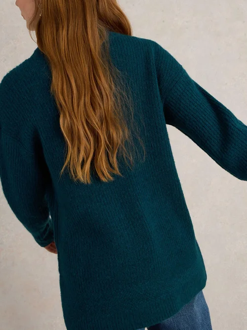 JOLI PULL À CÔTES - Mid Teal - 52 Image 4
