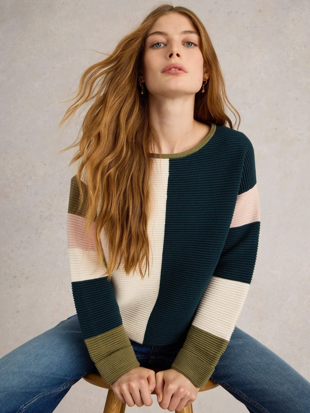 Pull JANA COLOURBLOCK - Nat Mlt - 50 Image 1