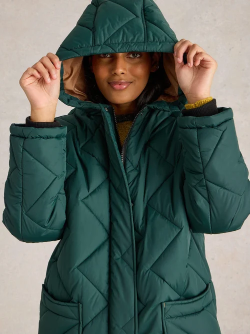 Manteau matelassé Sloane - Dk Green - 52/R Image 3