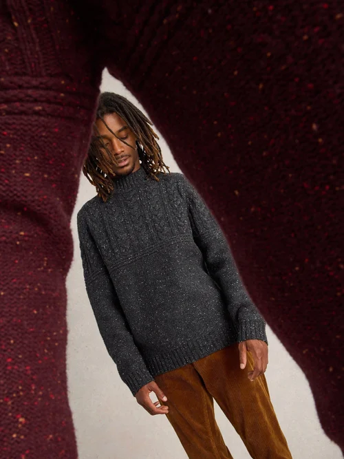 Pull à col rond Berkley - Charc Grey - XXXL Image 1
