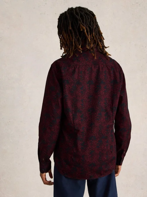 Chemise imprimée couronne florale - Plum Pr - XS Image 4