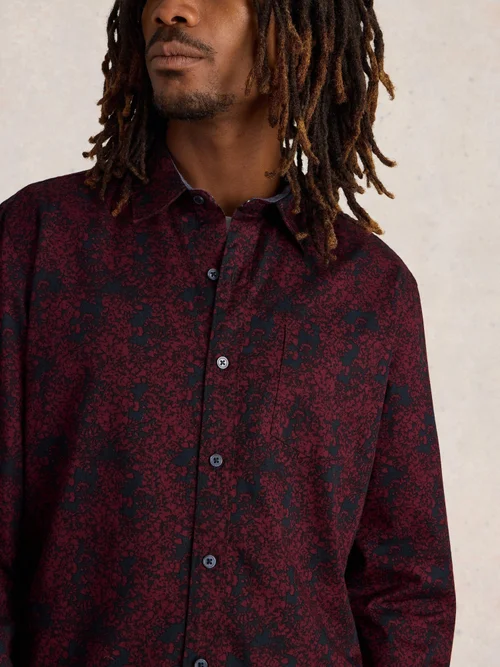 Chemise imprimée couronne florale - Plum Pr - XS Image 3