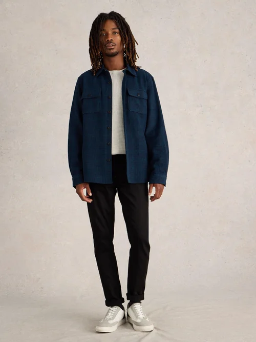 Surchemise texturée Darwen - Navy Multi - XS Image 2