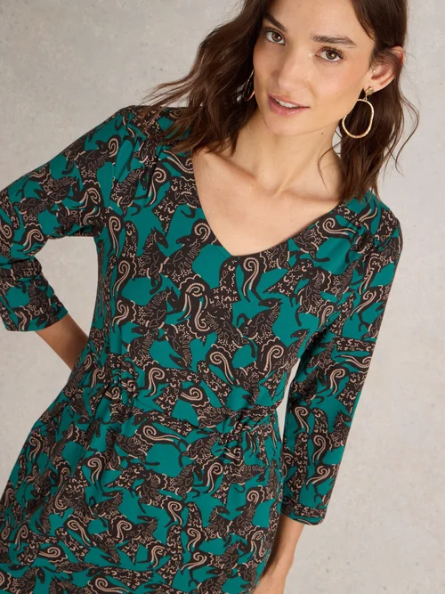 Robe en jersey Tallie - Blk Mlt - 34/R Image 3