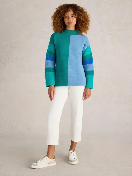 PULL À COL HAUT JANA - Teal Mlt - 52 Image 2