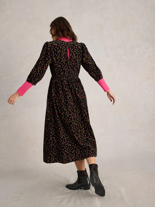 Robe en velours côtelé Lucy - Blk Pr - 52/R Image 4