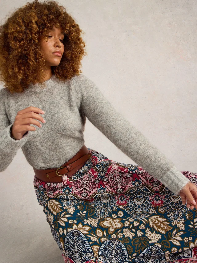 PAIGE PULL À MANCHES BOUFFANTES