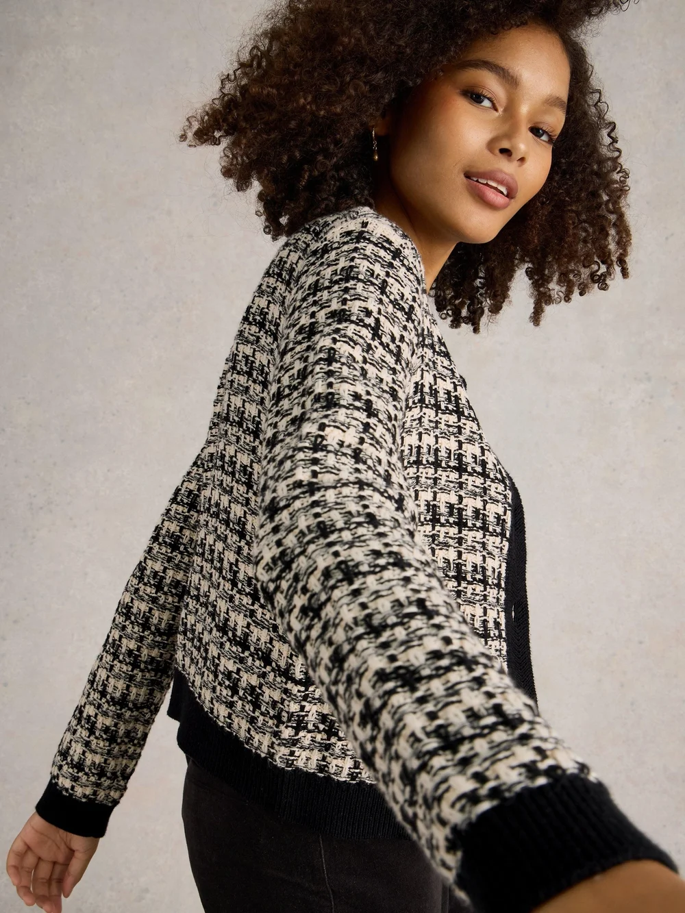 CARDIGAN KELLY - Blk Mlt - 52 Image 1