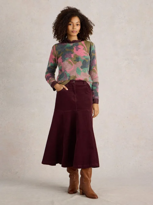 PULL IMPRIMÉ FLORAL JODIE - Green Mlt - 52 Image 2