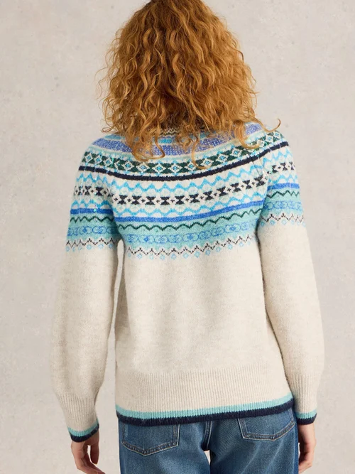 PULL FROSTED FAIRISLE - Nat Mlt - 48 Image 4