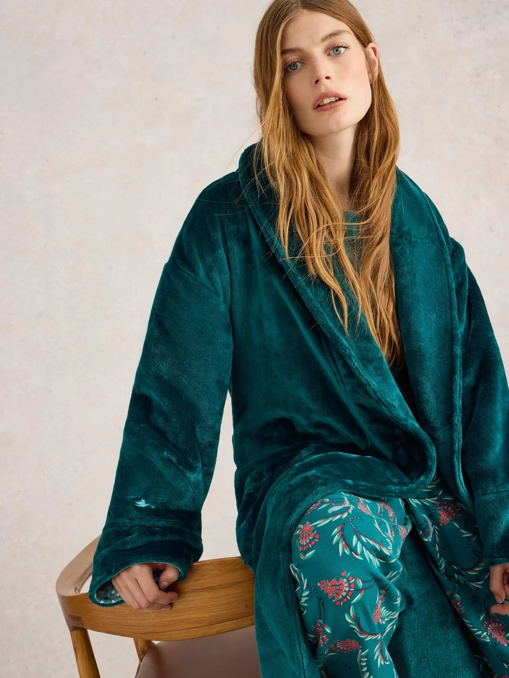 Robe de chambre confortable Clover - Mid Teal - XL Image 1