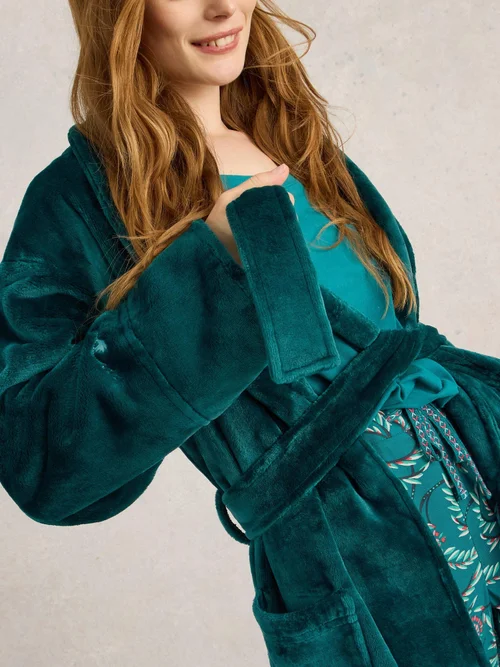 Robe de chambre confortable Clover - Mid Teal - XXXL Image 3