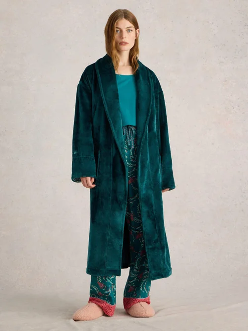 Robe de chambre confortable Clover - Mid Teal - XXXL Image 2