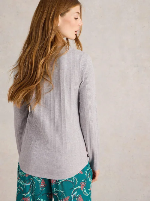 Haut en jersey côtelé Hailey - Grey Marl - XXXL Image 4
