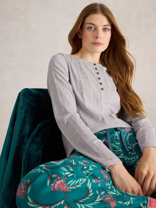 Haut en jersey côtelé Hailey - Grey Marl - XXXL Image 1