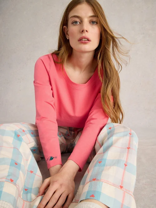 Haut pyjama en jersey Eva - Brt Pink - XL Image 1