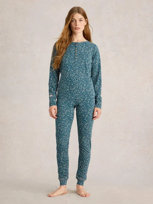 Legging en jersey Selena - Teal Pr - S Image 2