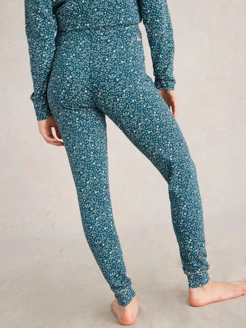 Legging en jersey Selena - Teal Pr - XXXL Image 4