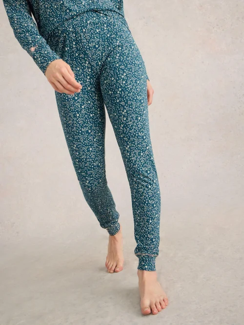 Legging en jersey Selena - Teal Pr - XXXL Image 3