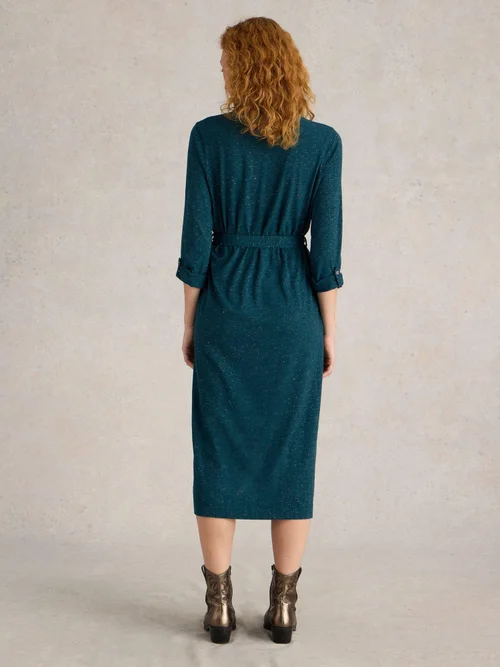 Robe en jersey Annie Sparkle - Teal Mlt - 52/R Image 4