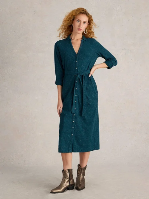 Robe en jersey Annie Sparkle - Teal Mlt - 52/R Image 2