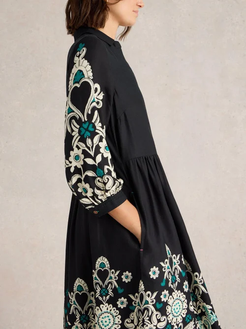 Robe chemise Alice - Blk Pr - 36/R Image 3