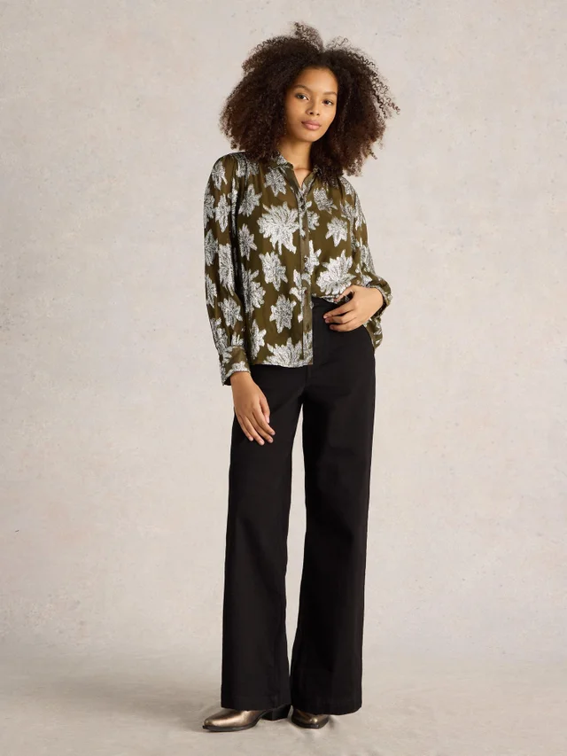 Chemise Phoebe en jacquard