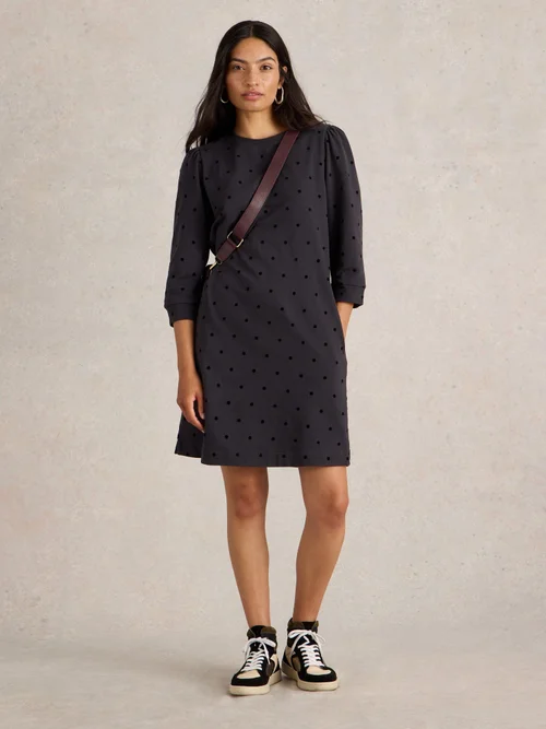 Robe en jersey floqué Amy - Grey Mlt - 52 Image 2
