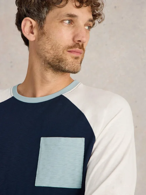 Haut raglan Robbie - Navy Multi - XXXL Image 3