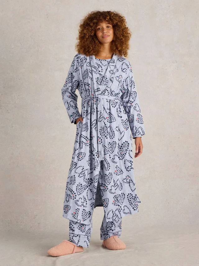 Robe de chambre en jersey Nina