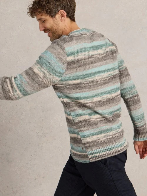 Pull en maille Spacedye - Blue Mlt - XXXL Image 3