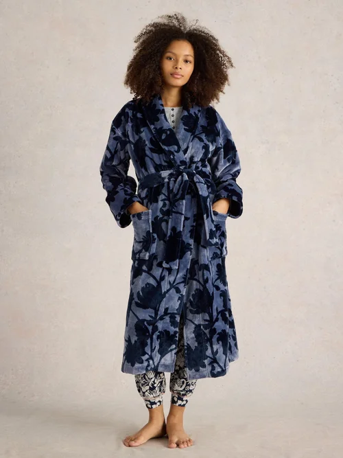 Robe de chambre confortable Clover - Blue Pr - S Image 2