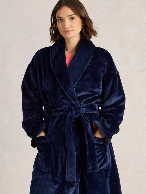 Robe de chambre confortable Clover - Dark Navy - XL Image 3