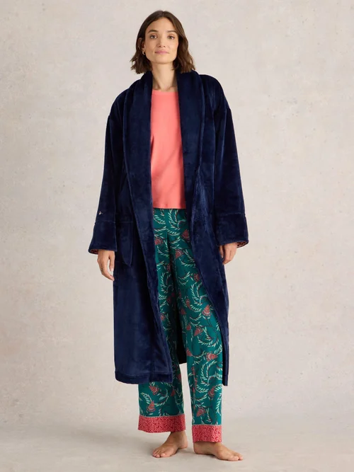 Robe de chambre confortable Clover - Dark Navy - XL Image 2