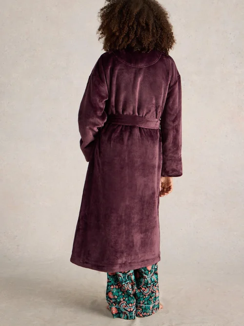 Robe de chambre confortable Clover - Dk Purple - XXXL Image 4