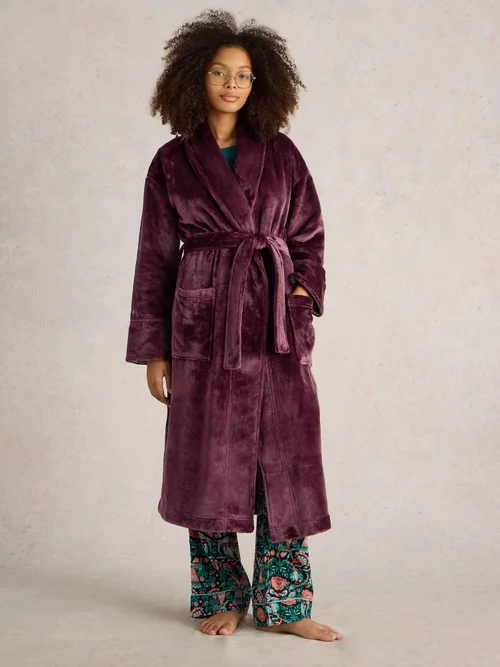 Robe de chambre confortable Clover - Dk Purple - XXXL Image 2