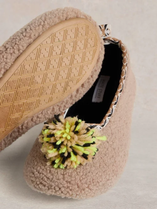 Chaussons de ballet à pompon - Dk Nat - 39 Image 3
